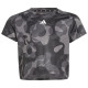 Adidas Παιδική κοντομάνικη μπλούζα Essentials Aeroready Seasonal Print Crop Tee Kids